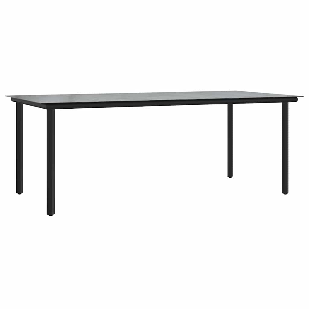 Garten Essgruppe mit Kissen 9 pcs Hellgrau Poly-Rattan