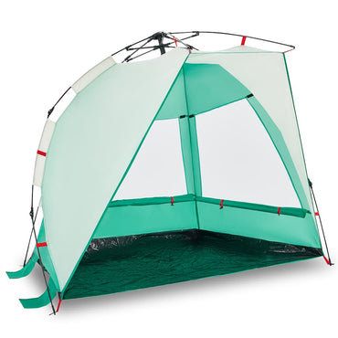 vidaXL Strandzelt 2 Personen Seegrün Quick Release Wasserdicht