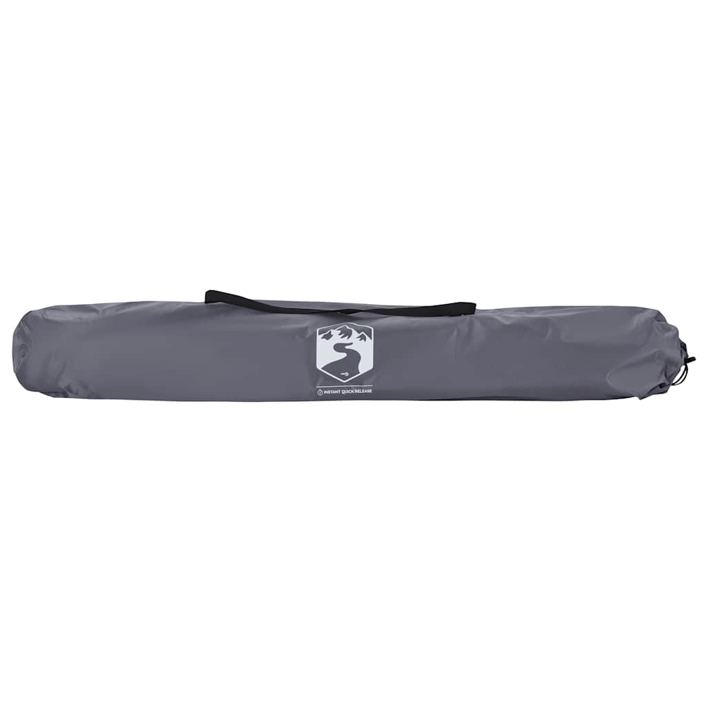 vidaXL Strandzelt 2 Personen Grau Quick Release Wasserdicht