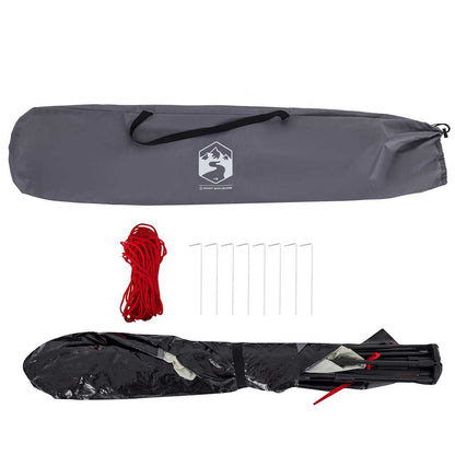 vidaXL Strandzelt 2 Personen Grau Quick Release Wasserdicht