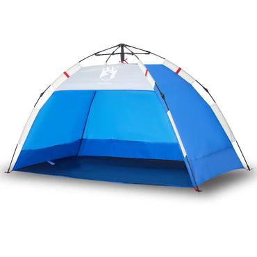 vidaXL Strandzelt 2 Personen Azurblau Quick Release Wasserdicht