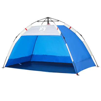 vidaXL Strandzelt 2 Personen Azurblau Quick Release Wasserdicht