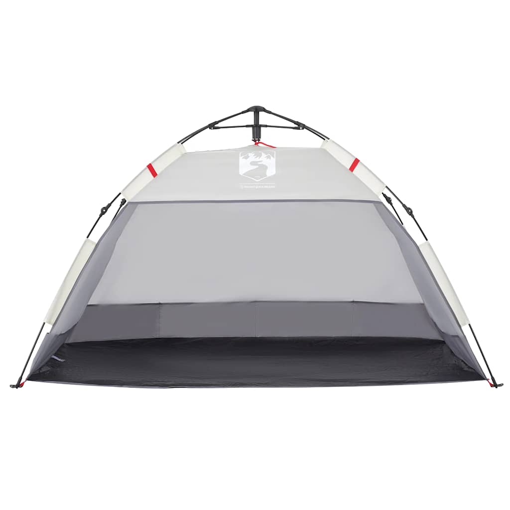 vidaXL Strandzelt 2 Personen Grau Quick Release Wasserdicht