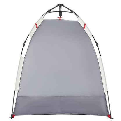 vidaXL Strandzelt 2 Personen Grau Quick Release Wasserdicht