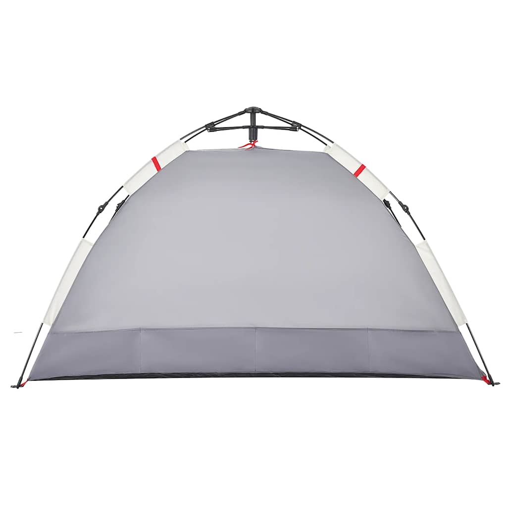 vidaXL Strandzelt 2 Personen Grau Quick Release Wasserdicht