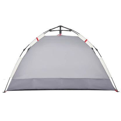 vidaXL Strandzelt 2 Personen Grau Quick Release Wasserdicht