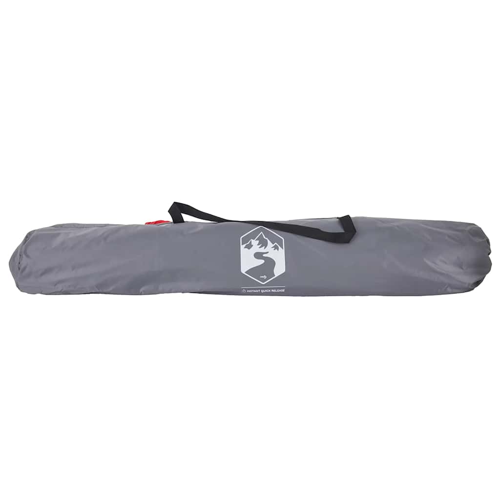 vidaXL Strandzelt 2 Personen Grau Quick Release Wasserdicht