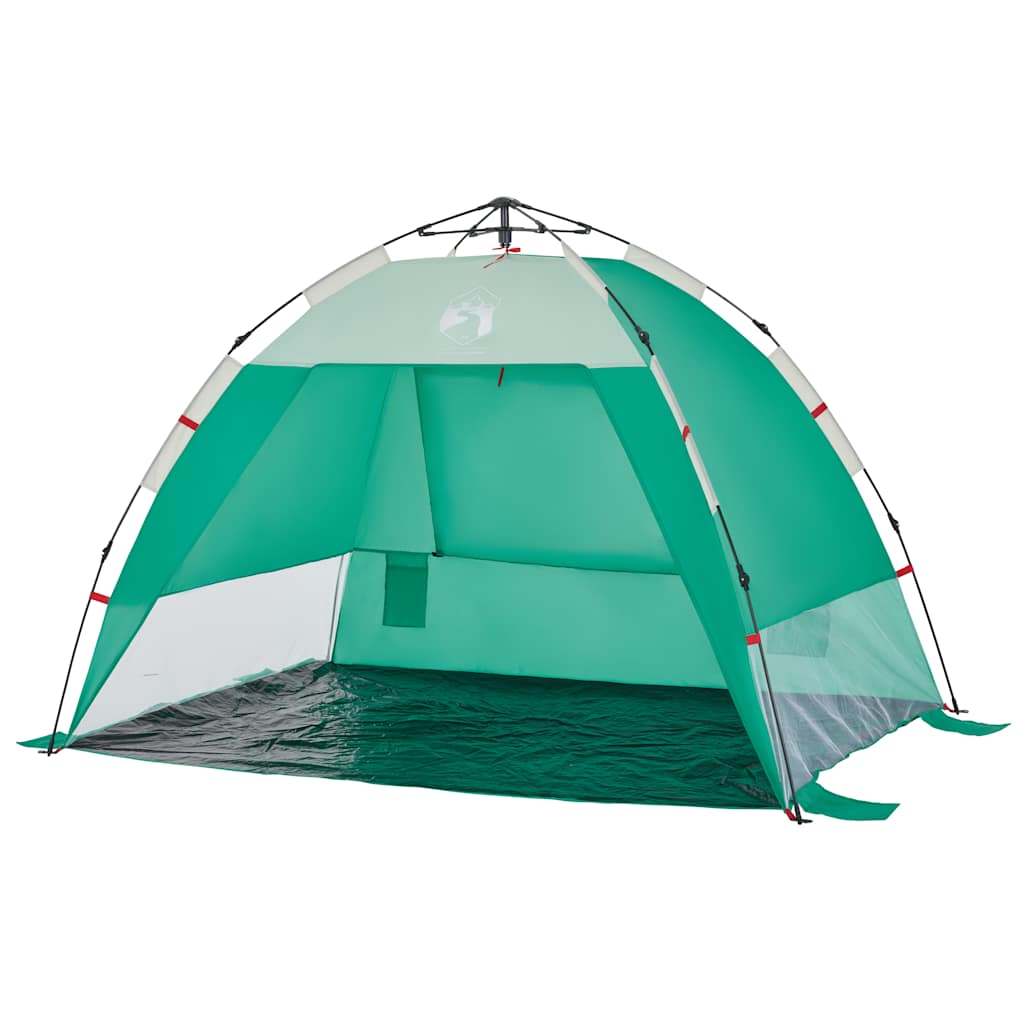 vidaXL Strandzelt 2 Personen Seegrün Quick Release Wasserdicht