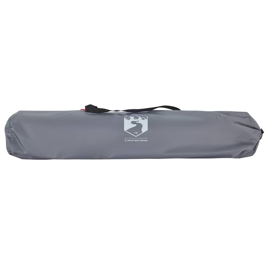 vidaXL Strandzelt 2 Personen Grau Quick Release Wasserdicht