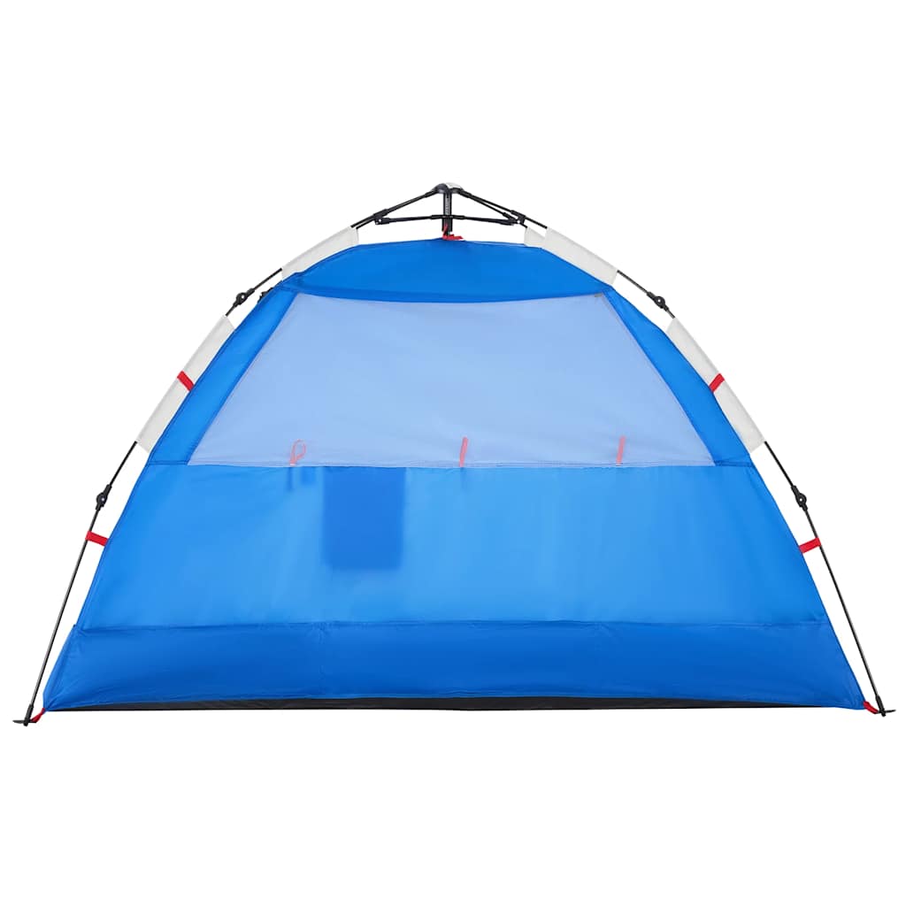 vidaXL Strandzelt 2 Personen Azurblau Quick Release Wasserdicht