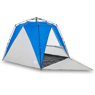 vidaXL Strandzelt 4 Personen Azurblau Quick Release Wasserdicht