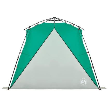 vidaXL Strandzelt 4 Personen Seegrün Quick Release Wasserdicht