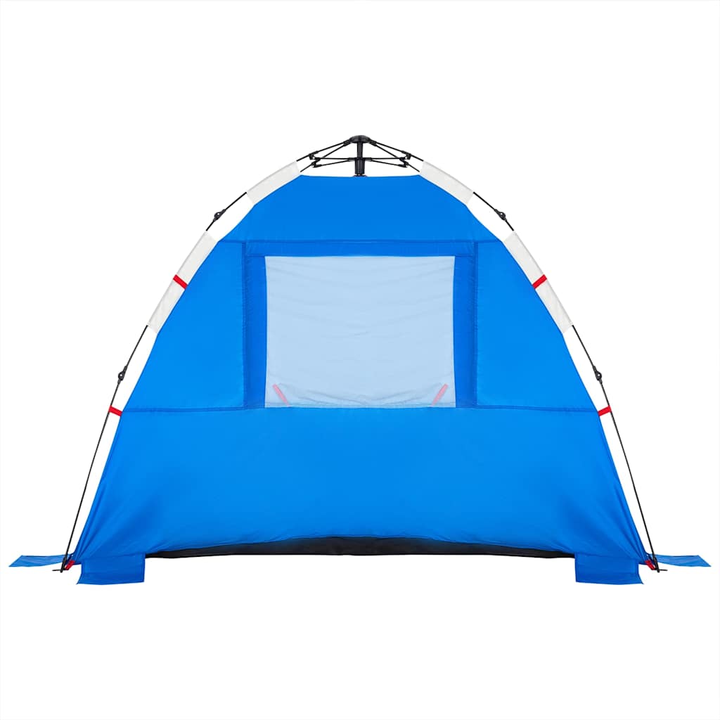 vidaXL Strandzelt 3 Personen Azurblau Quick Release Wasserdicht