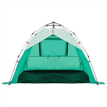 Strandzelt 3 Personen Seegrün Quick Release Wasserdicht