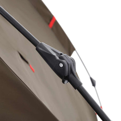 vidaXL Angelzelt 4 Personen Braun Quick Release