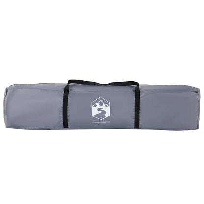 vidaXL Campingzelt 4 Personen Grau und Orange Quick Release