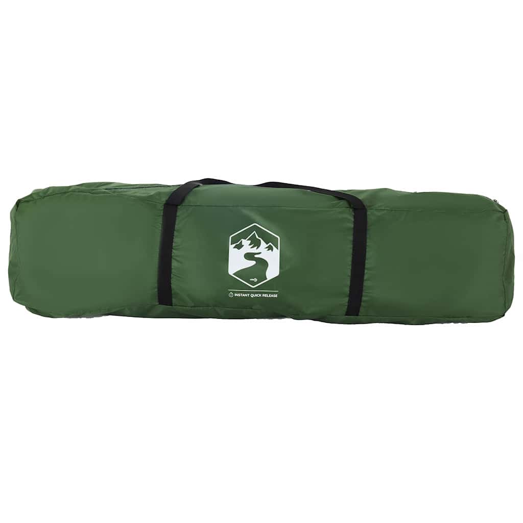 vidaXL Campingzelt 4 Personen Grün Quick Release