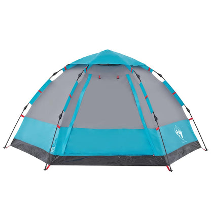 vidaXL Campingzelt 4 Personen Blau Quick Release