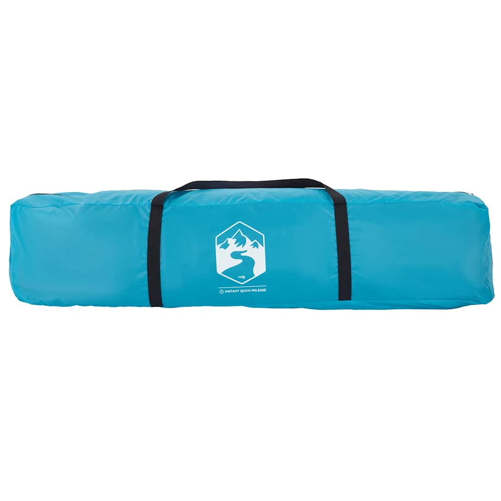 vidaXL Campingzelt 4 Personen Blau Quick Release