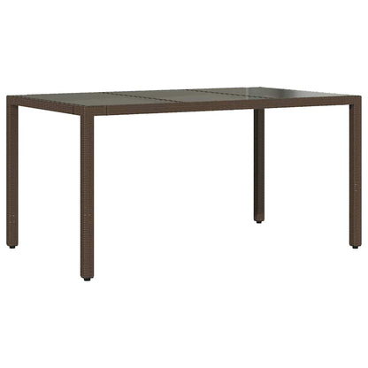 vidaXL Ensemble bistro de jardin 5 pcs avec coussins résine tressée marron