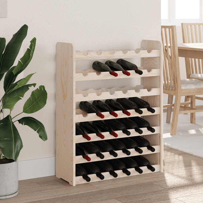 Weinregal 67,5x25x87 cm Massivholz Kiefer