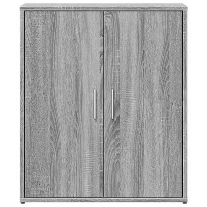 vidaXL Sideboards 2 Stk. Grau Sonoma-Eiche 60x31x70 cm Holzwerkstoff