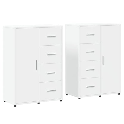 vidaXL Sideboards 2 Stk. Weiß 60x31x84 cm Holzwerkstoff