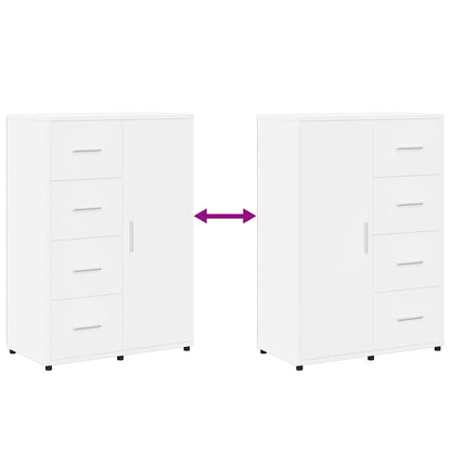vidaXL Sideboards 2 Stk. Weiß 60x31x84 cm Holzwerkstoff