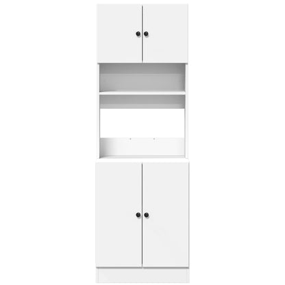 vidaXL Küchenschrank Weiß 60x50x180 cm Holzwerkstoff