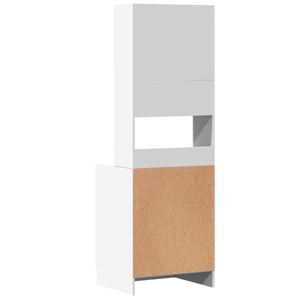 vidaXL Küchenschrank Weiß 60x50x180 cm Holzwerkstoff