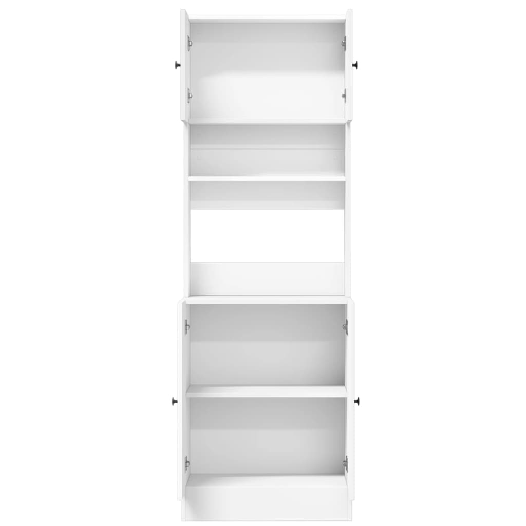 vidaXL Küchenschrank Weiß 60x50x180 cm Holzwerkstoff