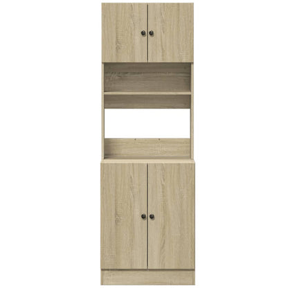 vidaXL Küchenschrank Sonoma-Eiche 60x50x180 cm Holzwerkstoff