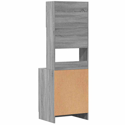 vidaXL Küchenschrank Grau Sonoma 60x50x180 cm Holzwerkstoff