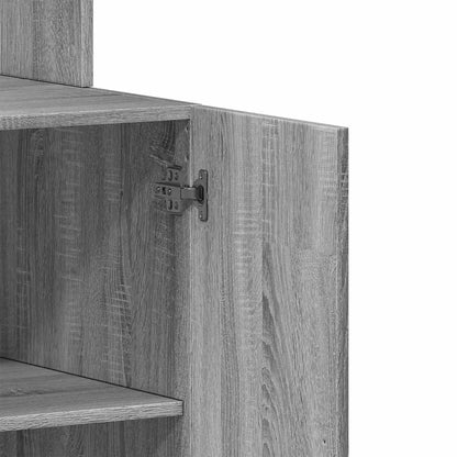 vidaXL Küchenschrank Grau Sonoma 60x50x180 cm Holzwerkstoff