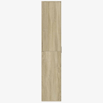 vidaXL Highboard Sonoma-Eiche 80x35x180 cm Holzwerkstoff