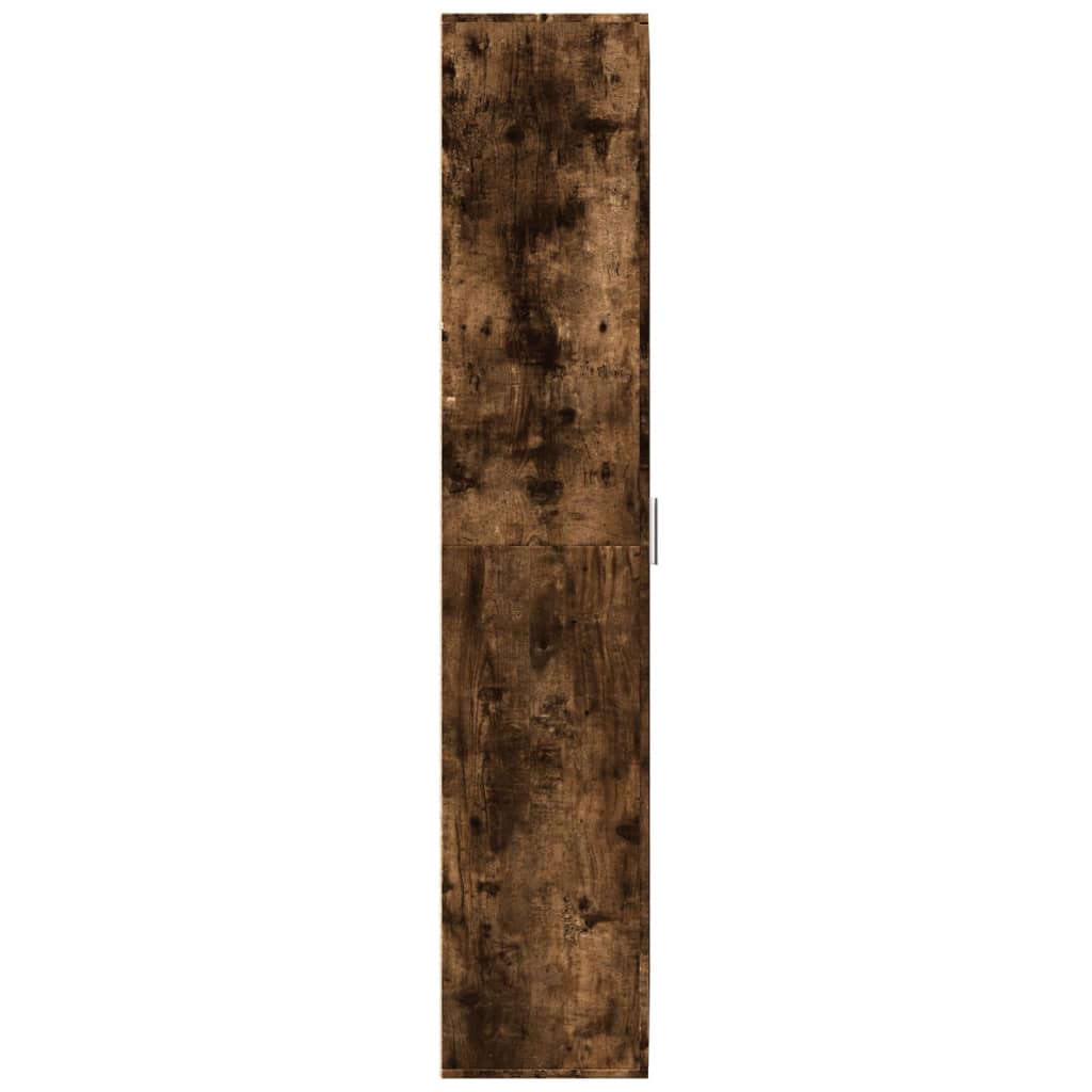 vidaXL Highboard Räuchereiche 70x35x180 cm Holzwerkstoff