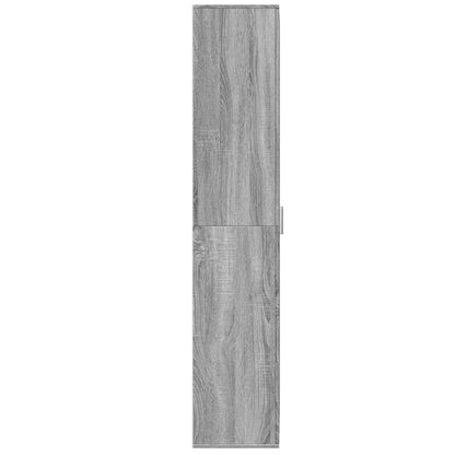vidaXL Highboard Grau Sonoma 70x35x180 cm Holzwerkstoff