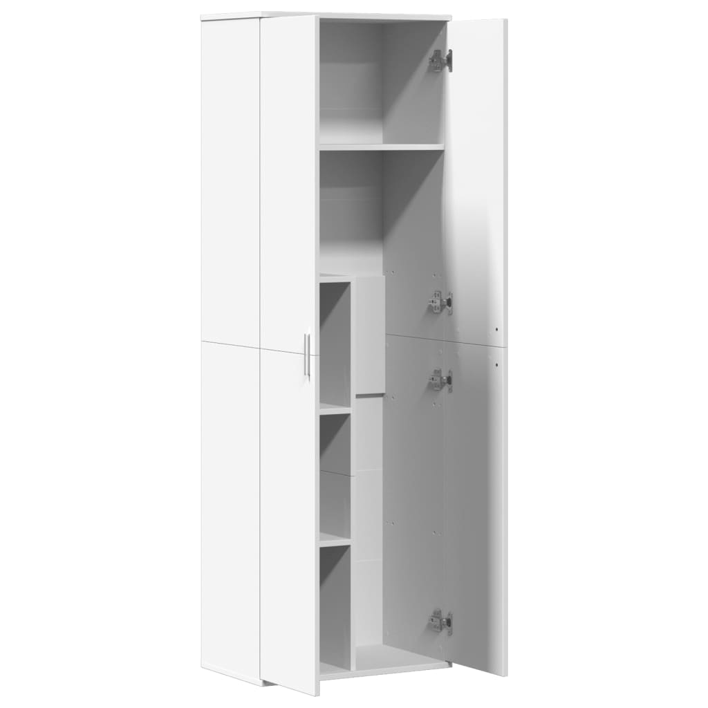 vidaXL Highboard Weiß 60x35x180 cm Holzwerkstoff