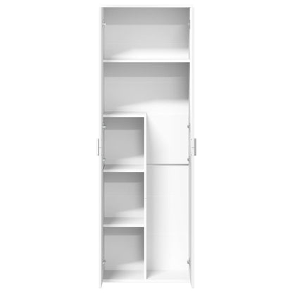 vidaXL Highboard Weiß 60x35x180 cm Holzwerkstoff