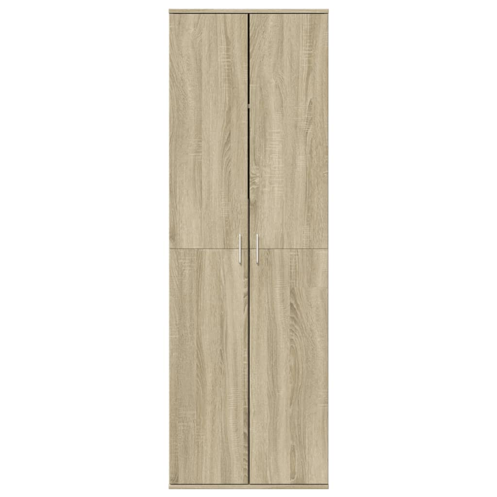 vidaXL Highboard Sonoma-Eiche 60x35x180 cm Holzwerkstoff