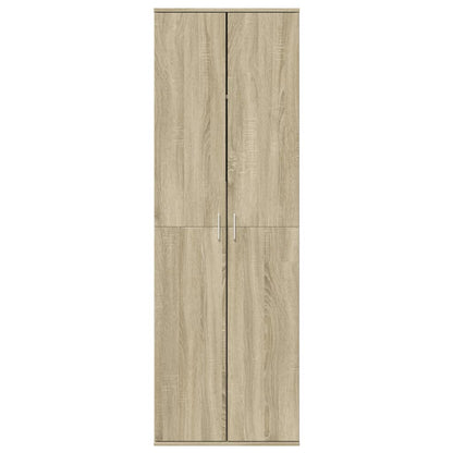 vidaXL Highboard Sonoma-Eiche 60x35x180 cm Holzwerkstoff