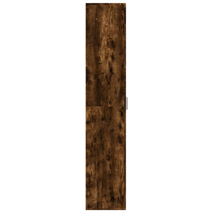 vidaXL Highboard Räuchereiche 60x35x180 cm Holzwerkstoff