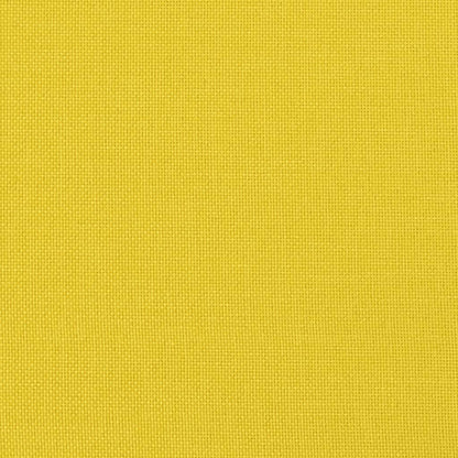 vidaXL Ensemble de canapés 4 pcs avec repose-pied Tissu Jaune clair