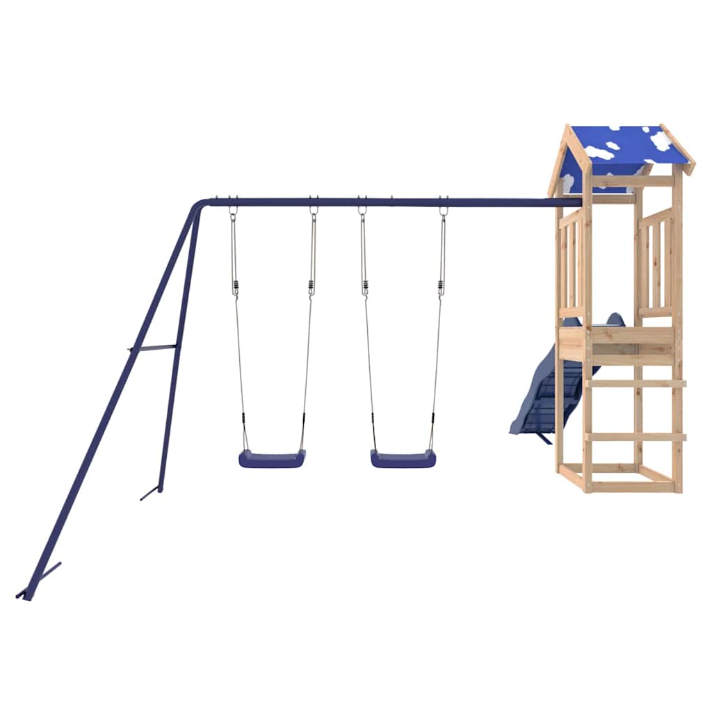 Spielturm Massivholz Kiefer