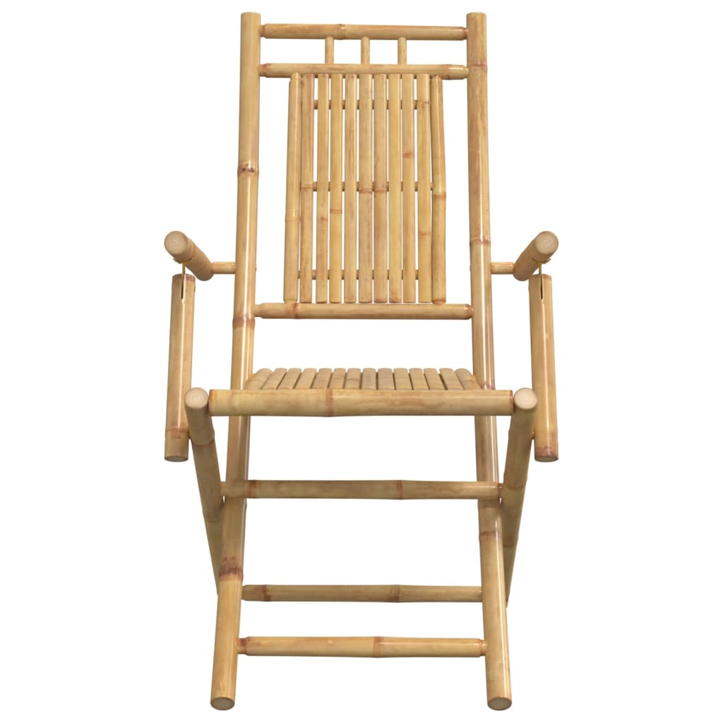 vidaXL Chaises de jardin pliantes 8 pcs 53x66x99 cm Bambou