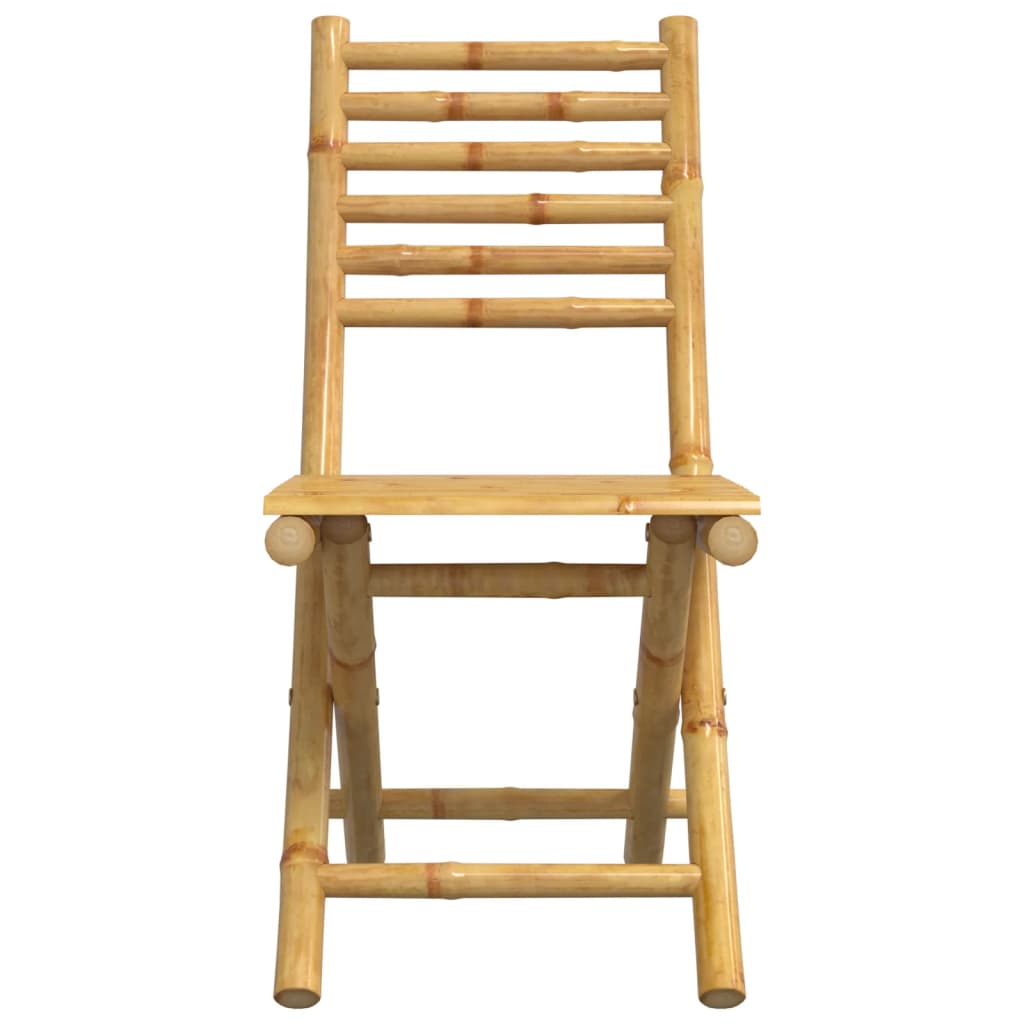 vidaXL Gartenstühle 6 Stk. Klappbar 43x54x88 cm Bambus