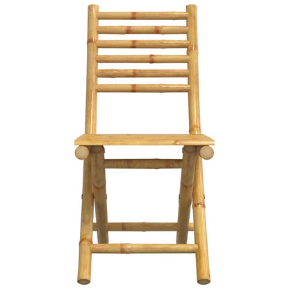 vidaXL Gartenstühle 6 Stk. Klappbar 43x54x88 cm Bambus