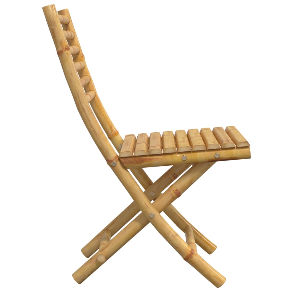 vidaXL Gartenstühle 6 Stk. Klappbar 43x54x88 cm Bambus