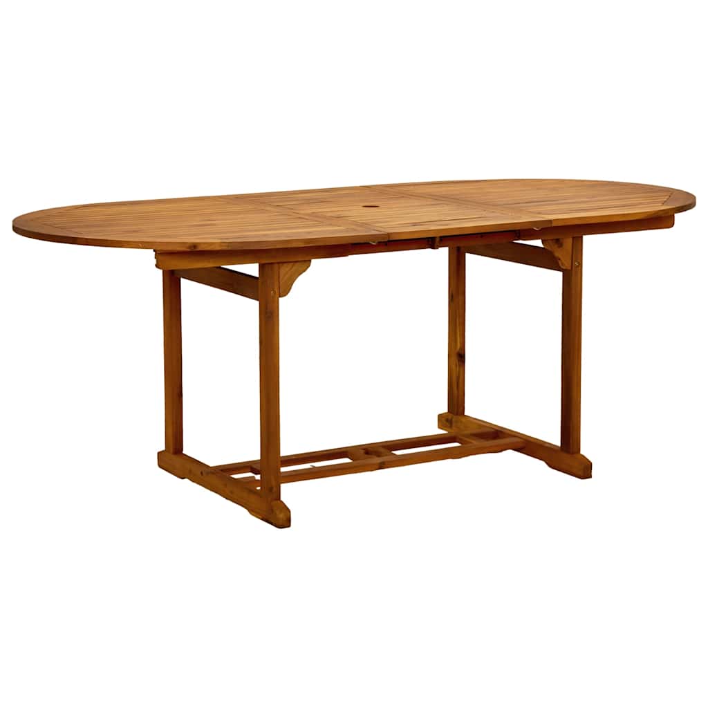 vidaXL Ensemble repas de jardin 5 pcs Bois d'acacia massif et textilène