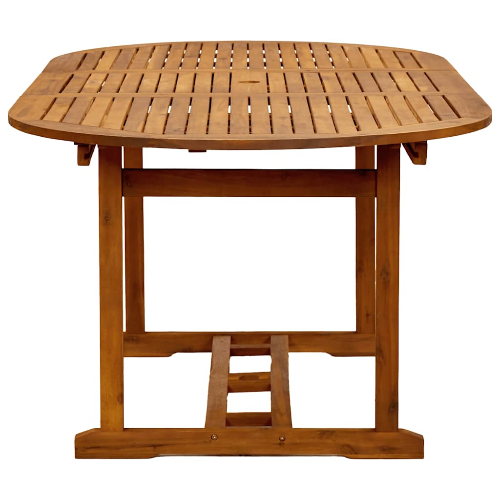 vidaXL Ensemble repas de jardin 5 pcs Bois d'acacia massif et textilène